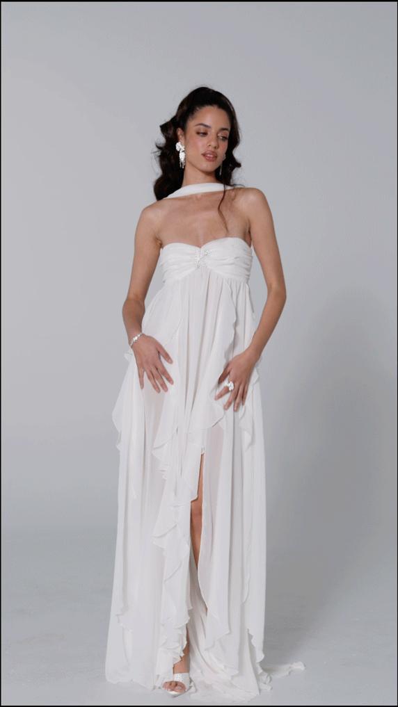 Mariah Dress (White) Product Image