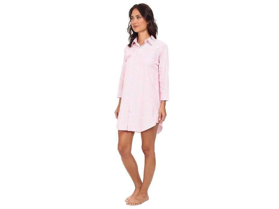 Lauren Ralph Lauren Roll Cuff Sleepshirt Nightgown Product Image