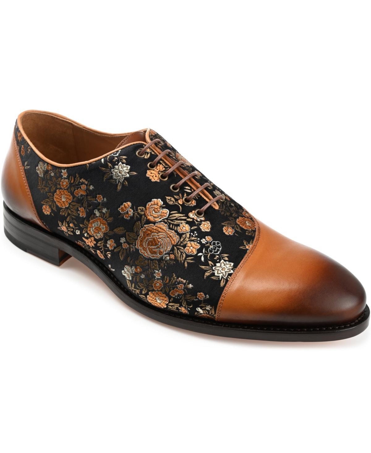 Taft Mens Paris Handcrafted Leather and Jacquard Dress Shoes Product Image