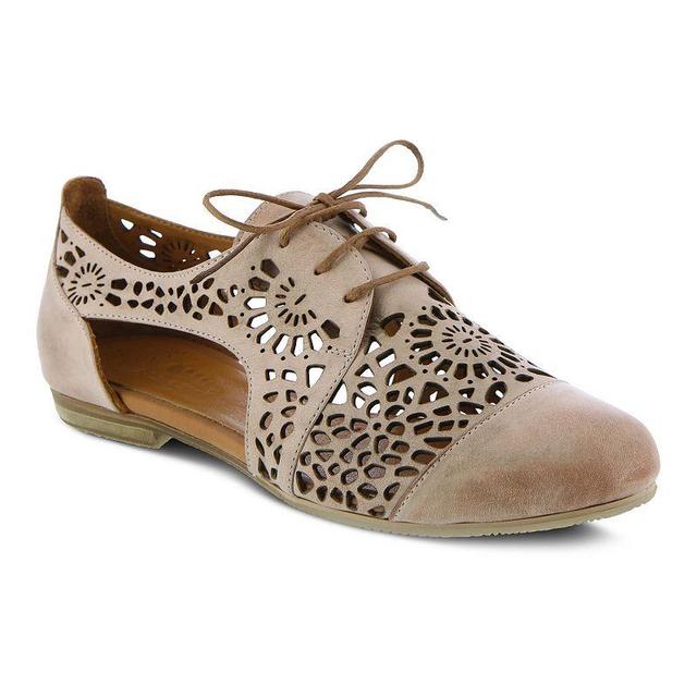 Spring Step Theone Womens Leather Lace-up Shoes Product Image