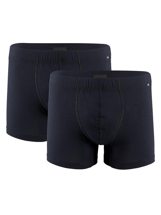 Hanro Cotton Essentials 2-Pack Boxer Brief 1) Men's Underwear Product Image