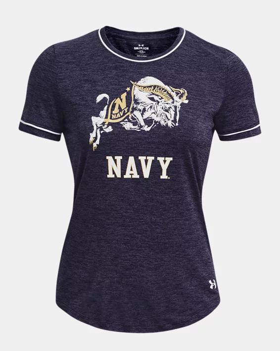 Women's UA Tech™ Twist Gameday Collegiate Short Sleeve Product Image