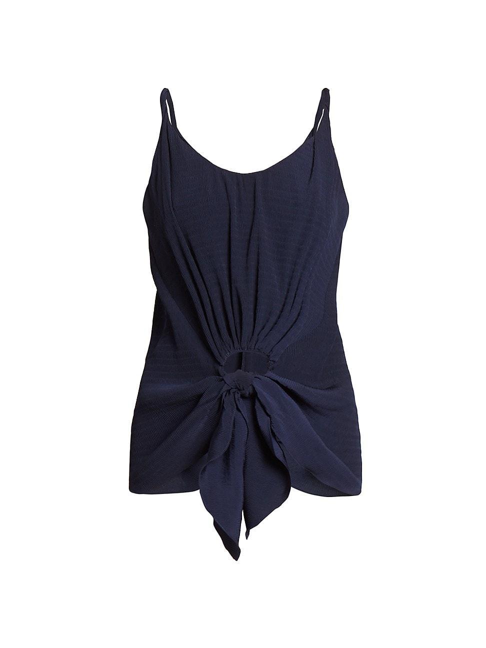 Womens Knotted Sleeveless Top Product Image