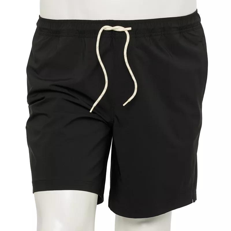 Big & Tall Trinity Coast 9-in. Solid Swim Trunks, Mens Product Image