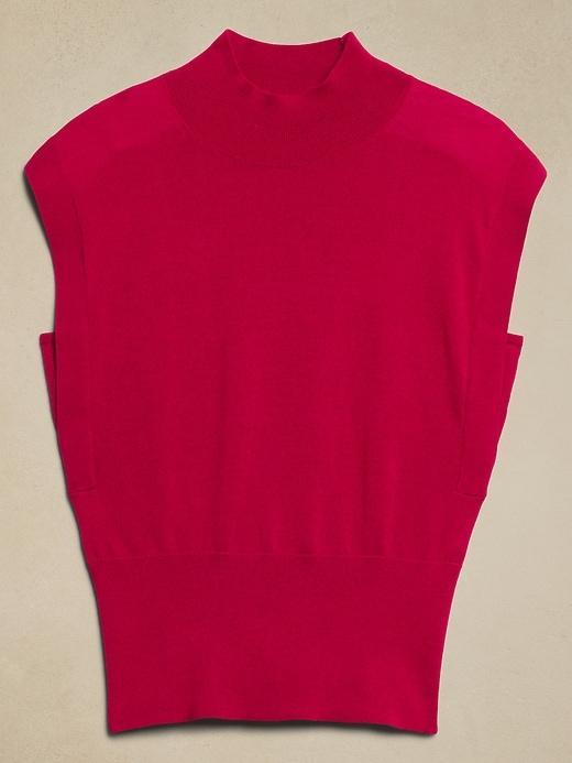 Merino Wool Mock-Neck Sweater Product Image