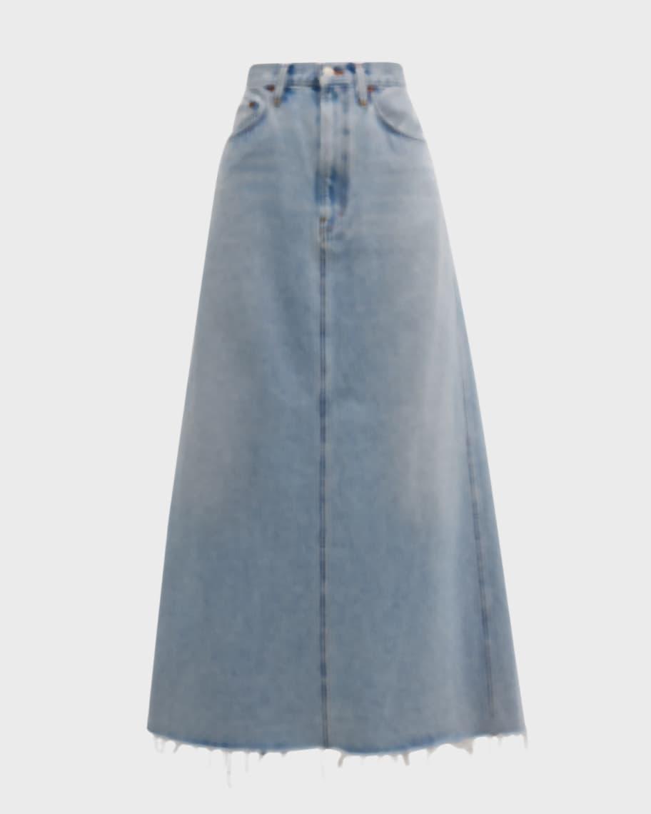 Hilla Denim Maxi Skirt  Product Image