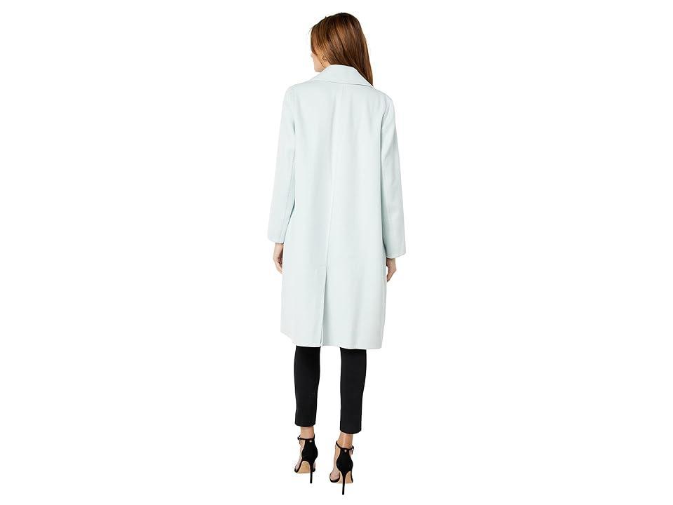 Vince Classic Straight Coat (Mint Glass) Women's Clothing Product Image