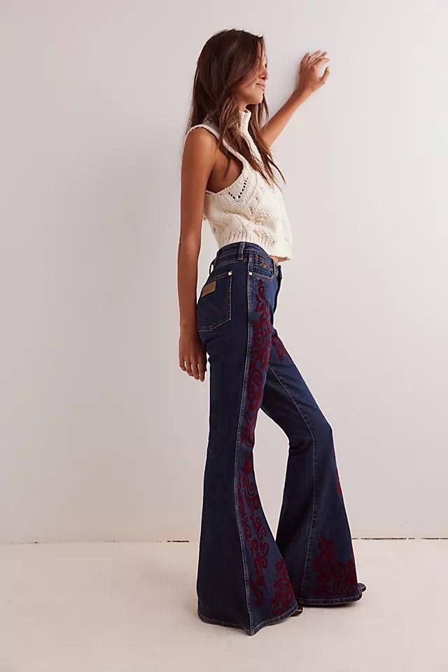 Wrangler x Lainey Wilson Vintage Flock Flare Jeans Product Image