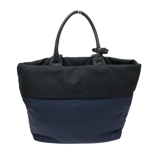 Tessuto Navy Synthetic Tote Bag () Product Image