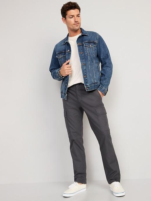 Straight Oxford Cargo Pants Product Image