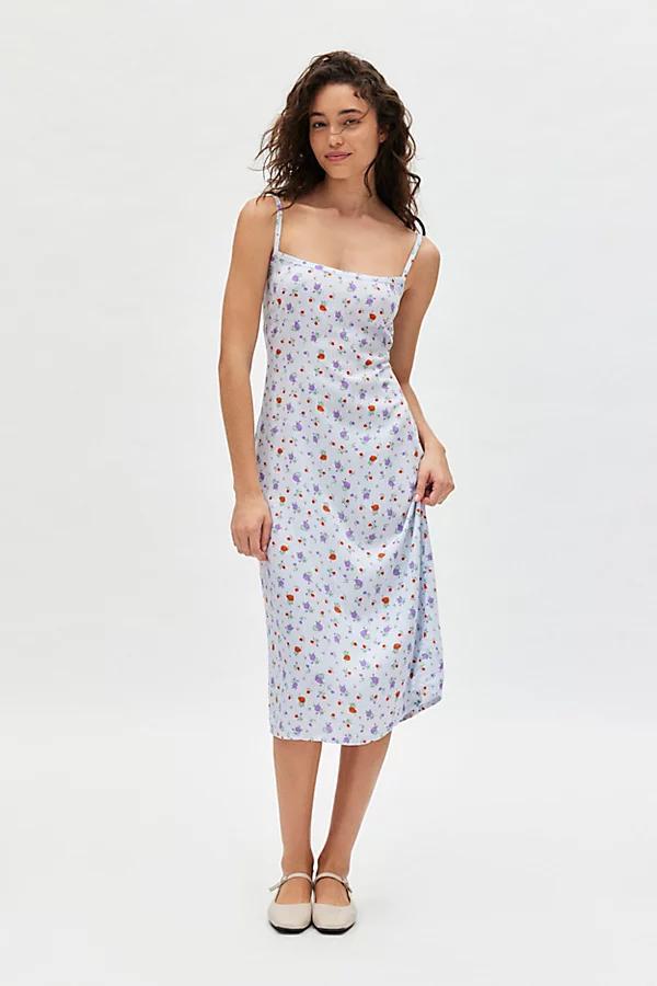 Motel Grize Printed Midi Dress Womens at Urban Outfitters Product Image