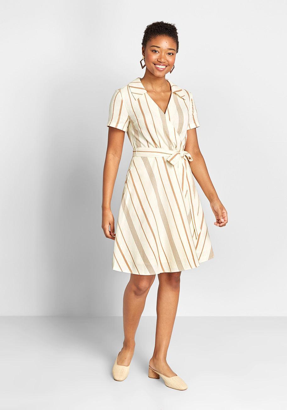 Sweet Surprise Faux-Wrap Dress Product Image