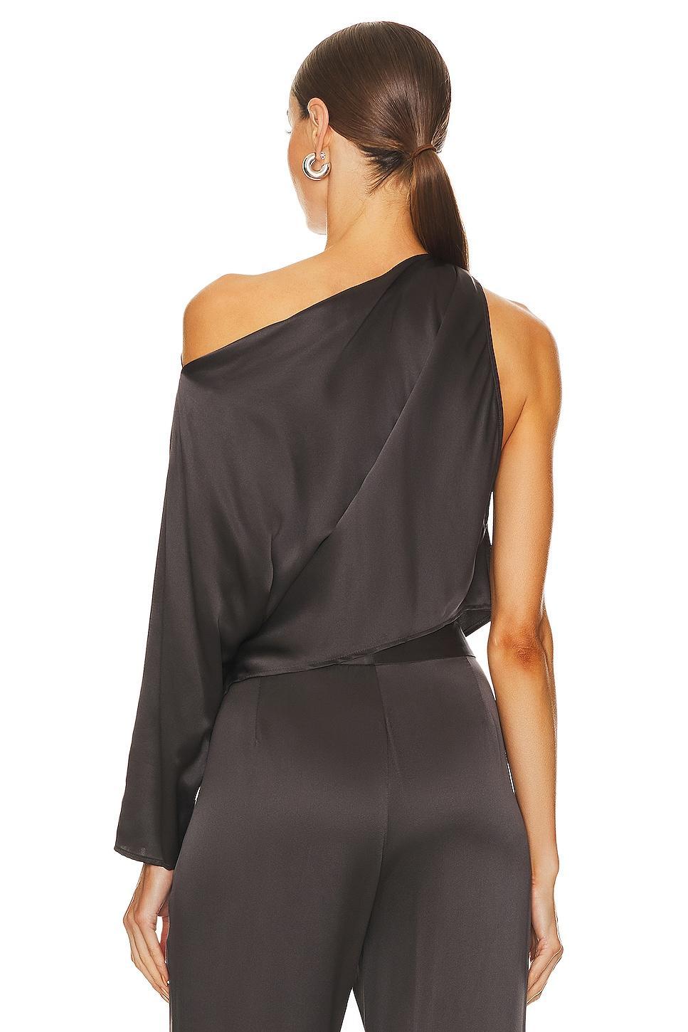 One Sleeve Drape Top The Sei Product Image