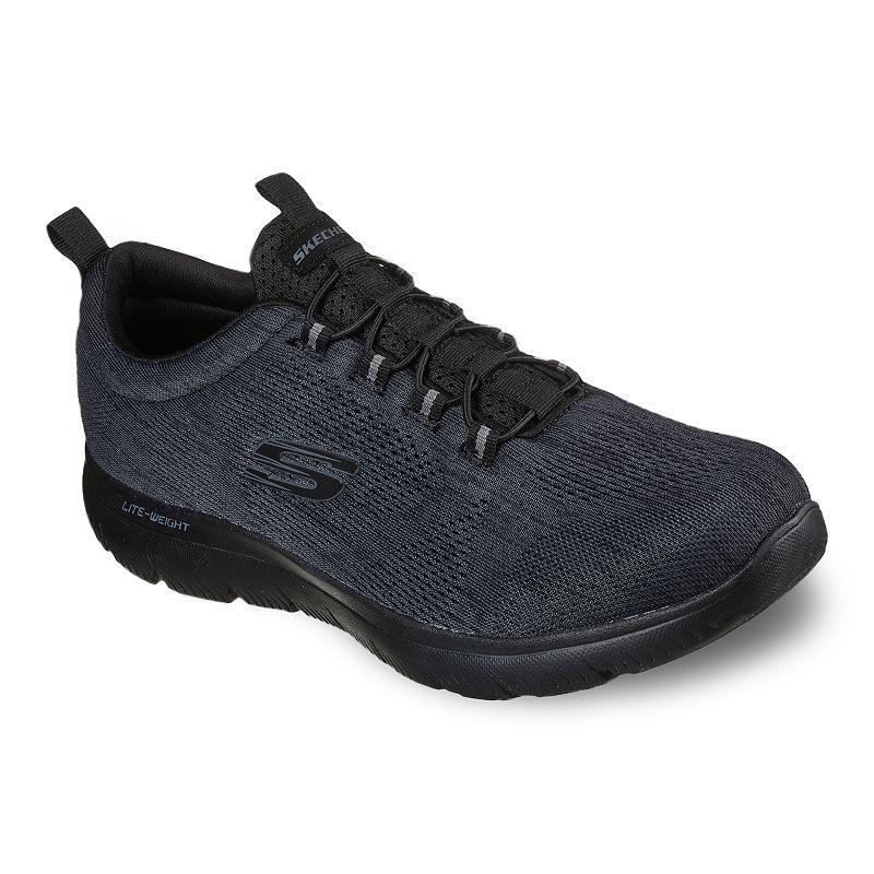 SKECHERS Summits Louvin Black) Men's Shoes Product Image