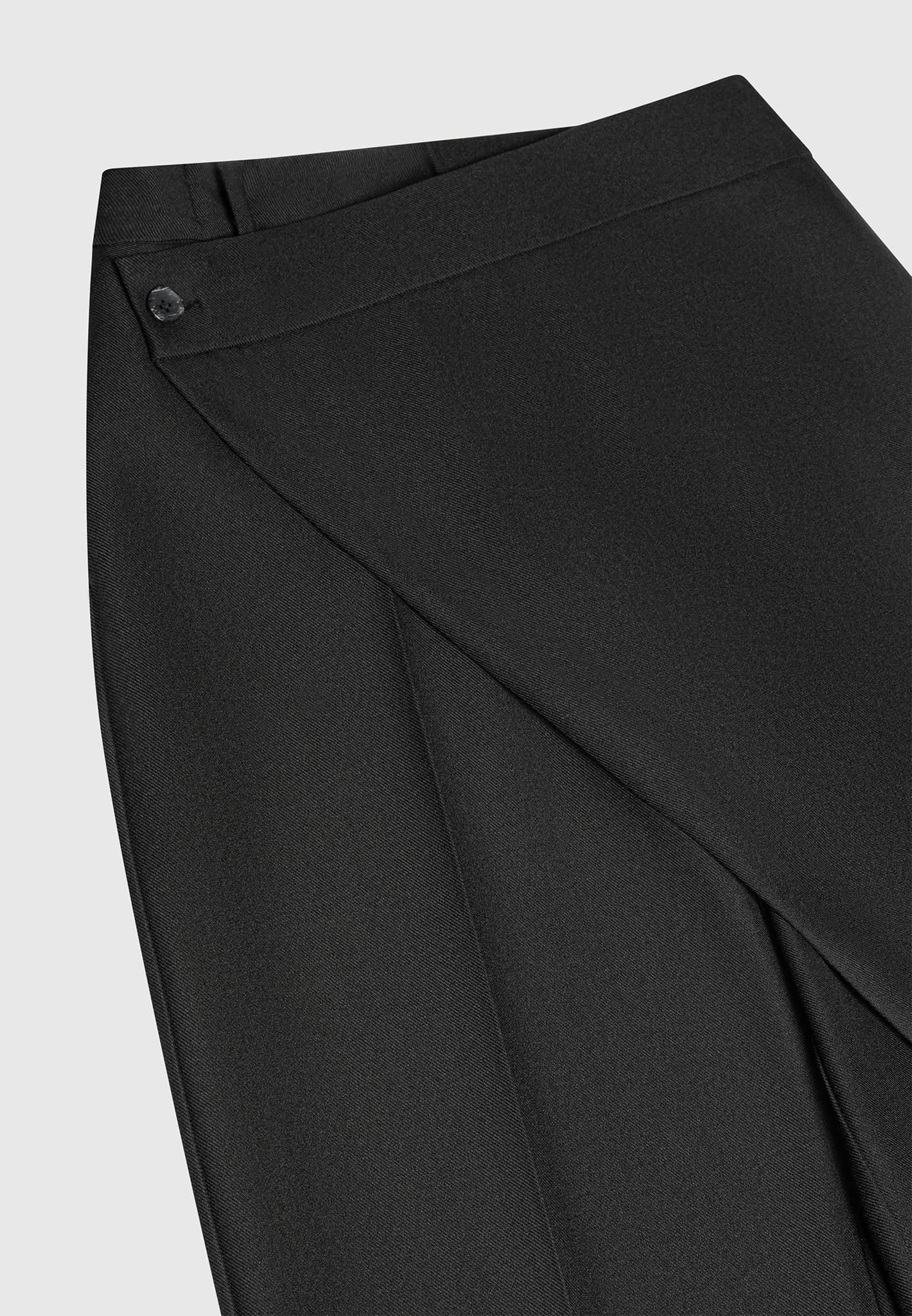 Wrap Tailored Trousers - Black Female Product Image