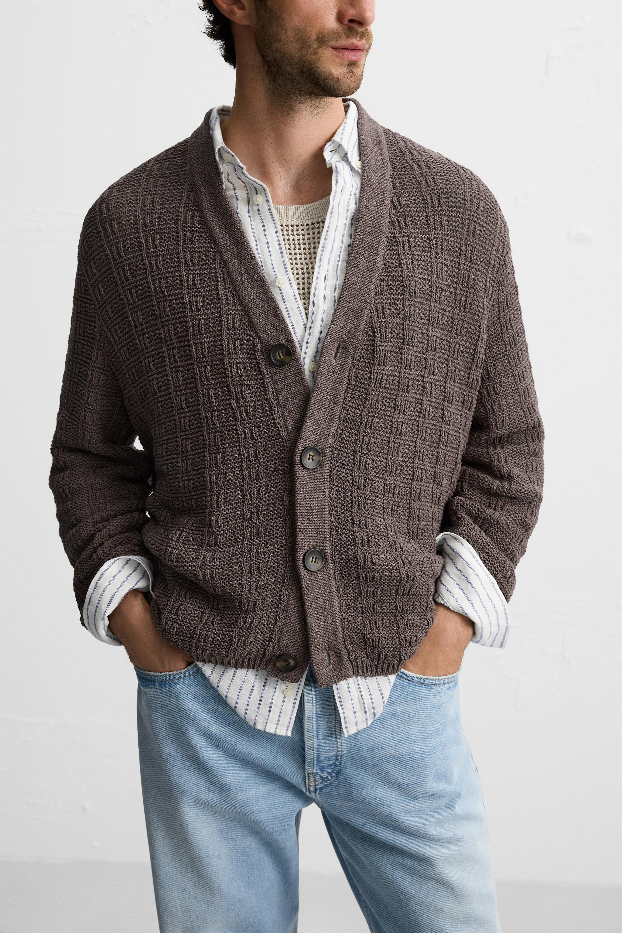 TEXTURED CARDIGAN Product Image