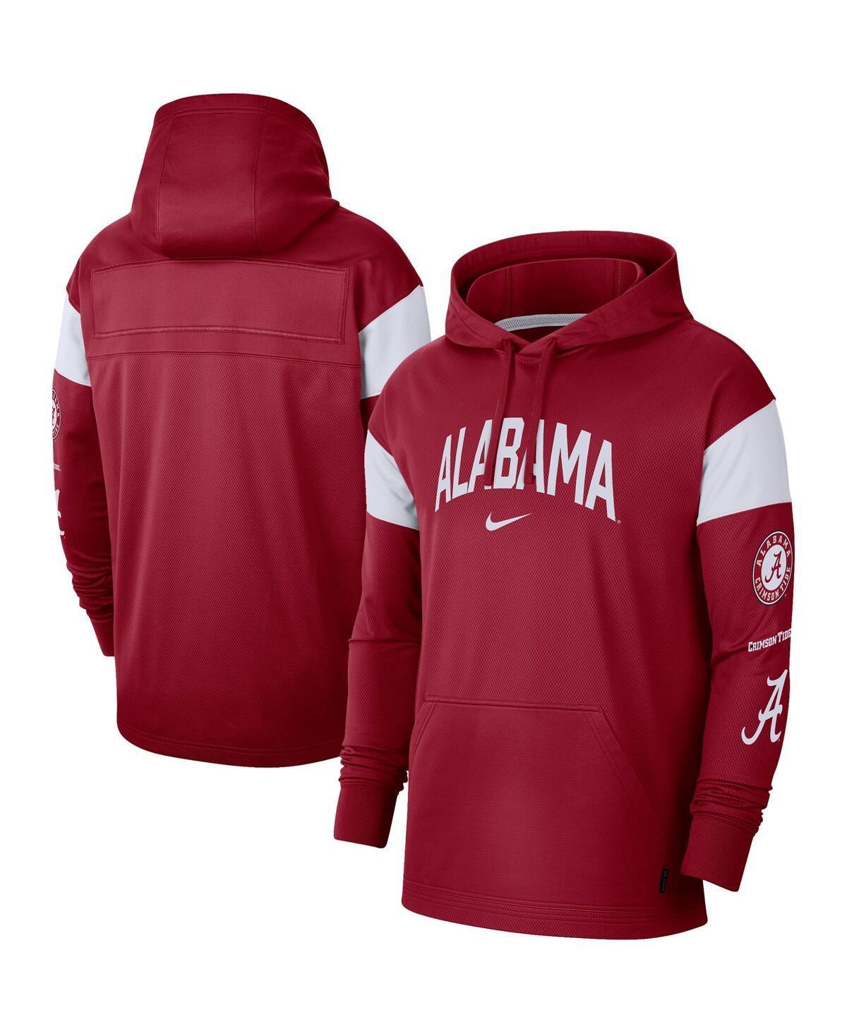 Mens Nike Crimson Alabama Crimson Tide Jersey Performance Pullover Hoodie Product Image