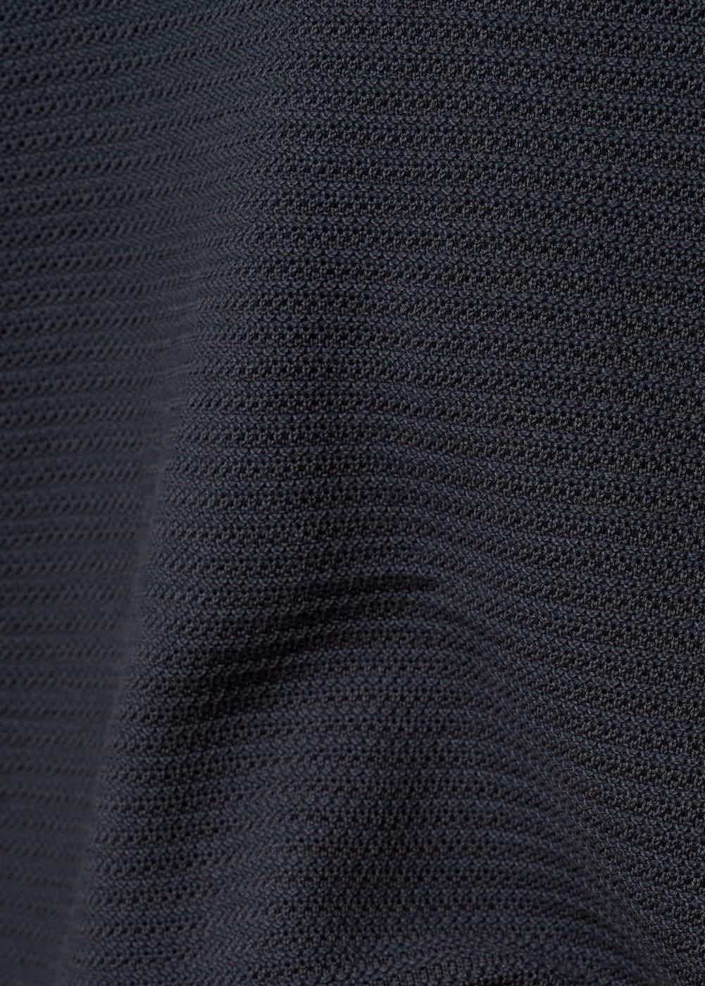 MANGO MAN - Tencel cotton polo shirt with braided knit dark greyMen Product Image