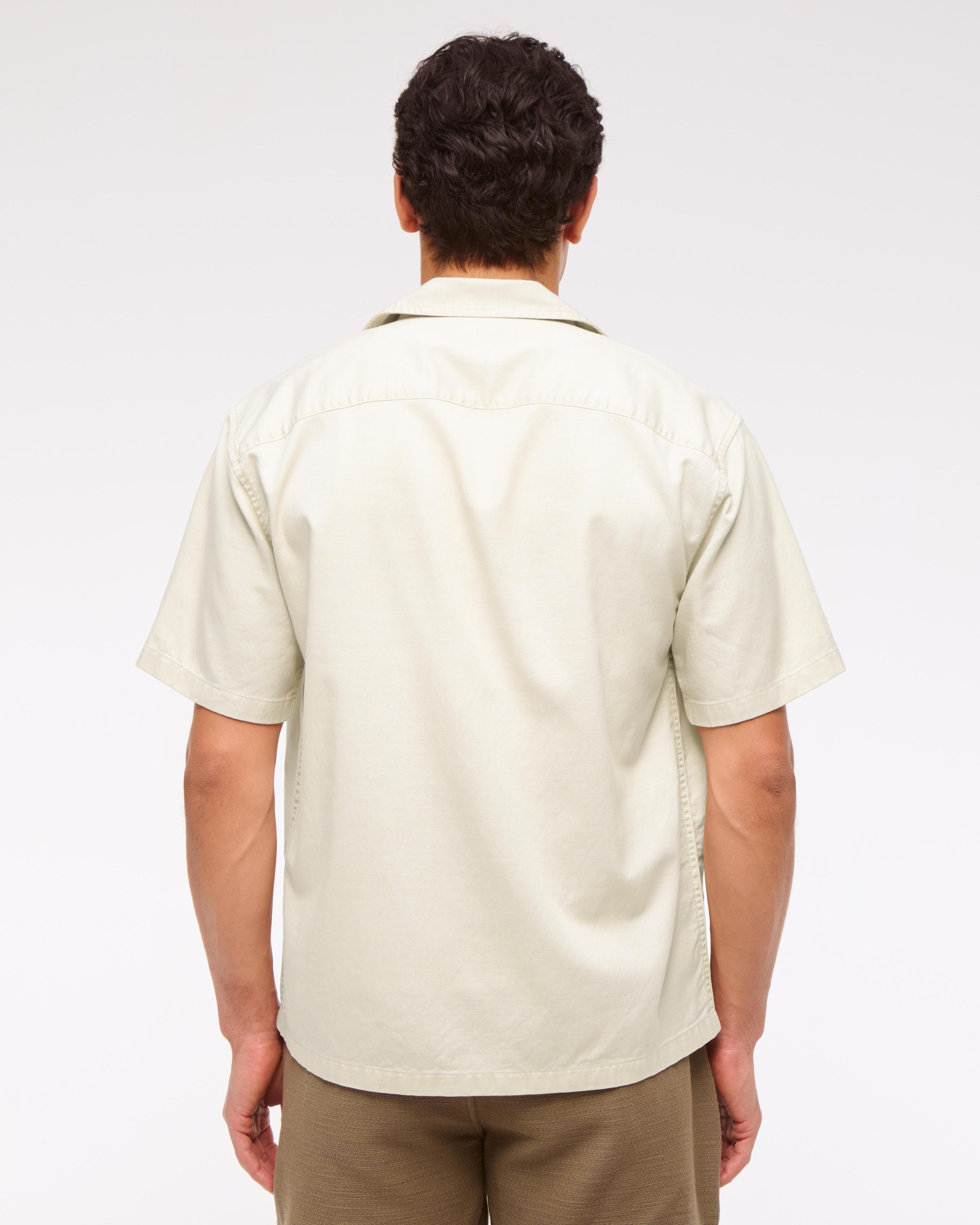 Camp Collar Button-Up Shirt Product Image