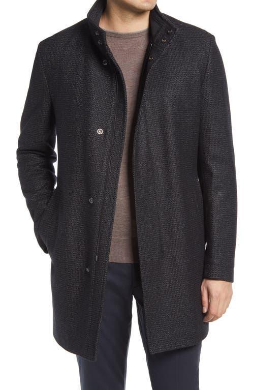 BOSS Nieven Mens Wool Blend Topcoat Product Image