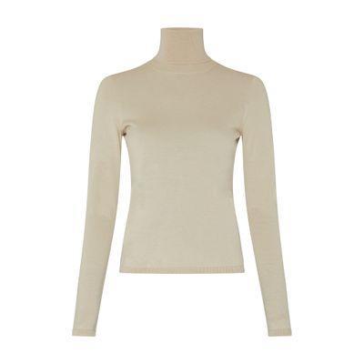 Veloce Turtleneck Sweater In Beige product image