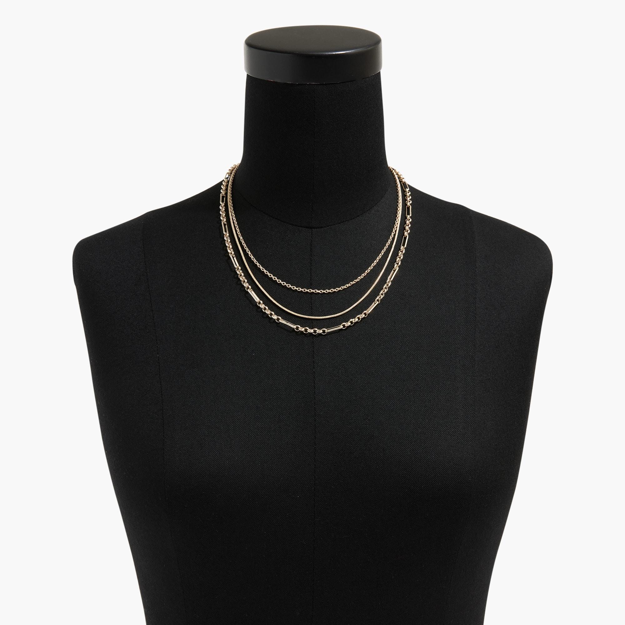 Multichain layering necklace Product Image