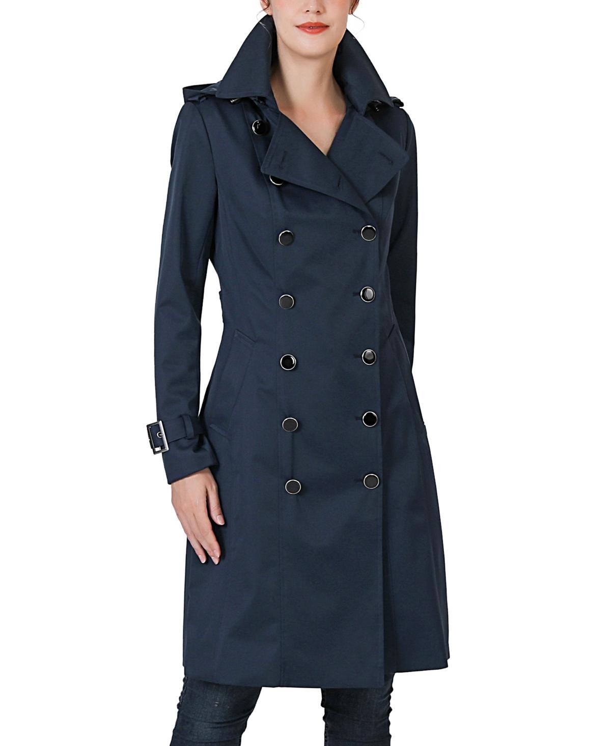 kimi + kai Womens Emma Water Resistant Hooded Trench Coat Product Image