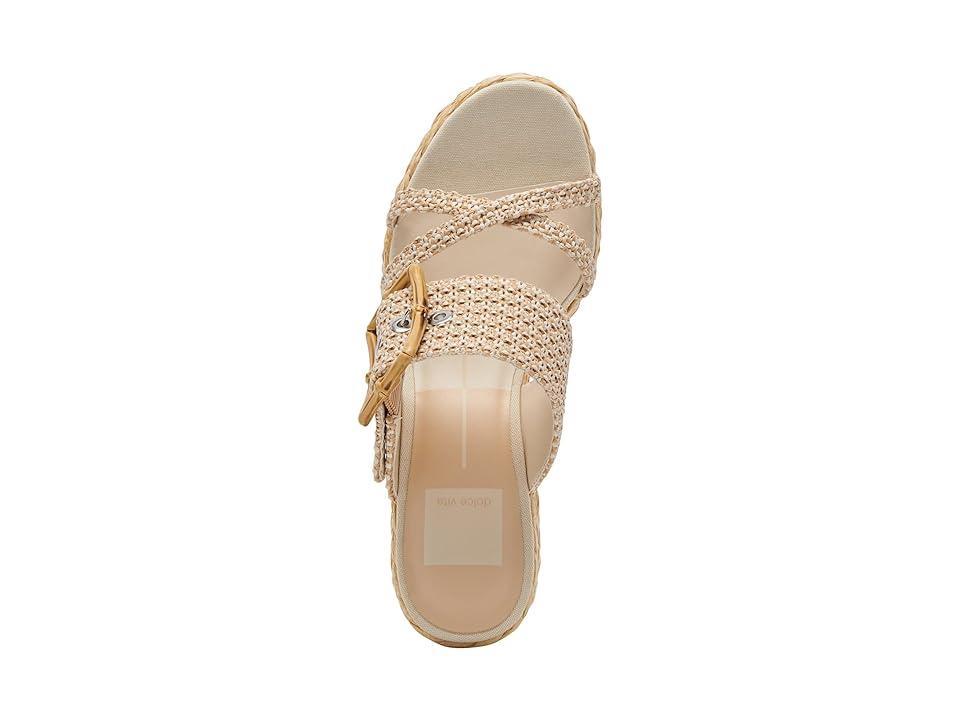 Dolce Vita Edwina Natural Raffia) Women's Sandals Product Image