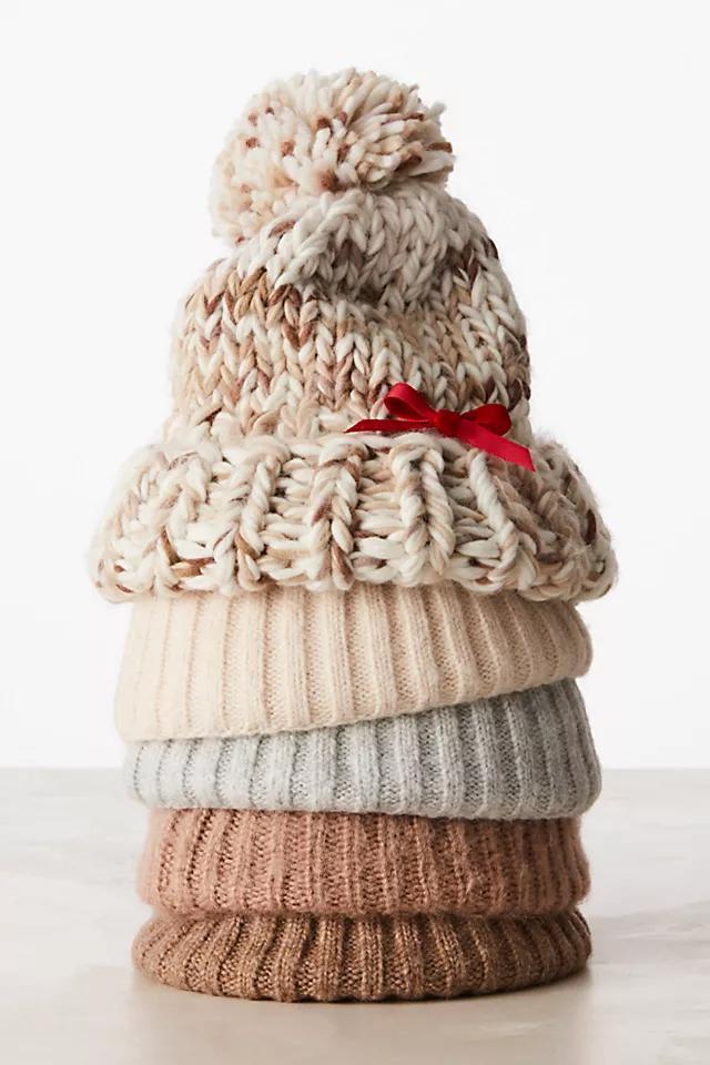 Tide Knit Pom Beanie Product Image