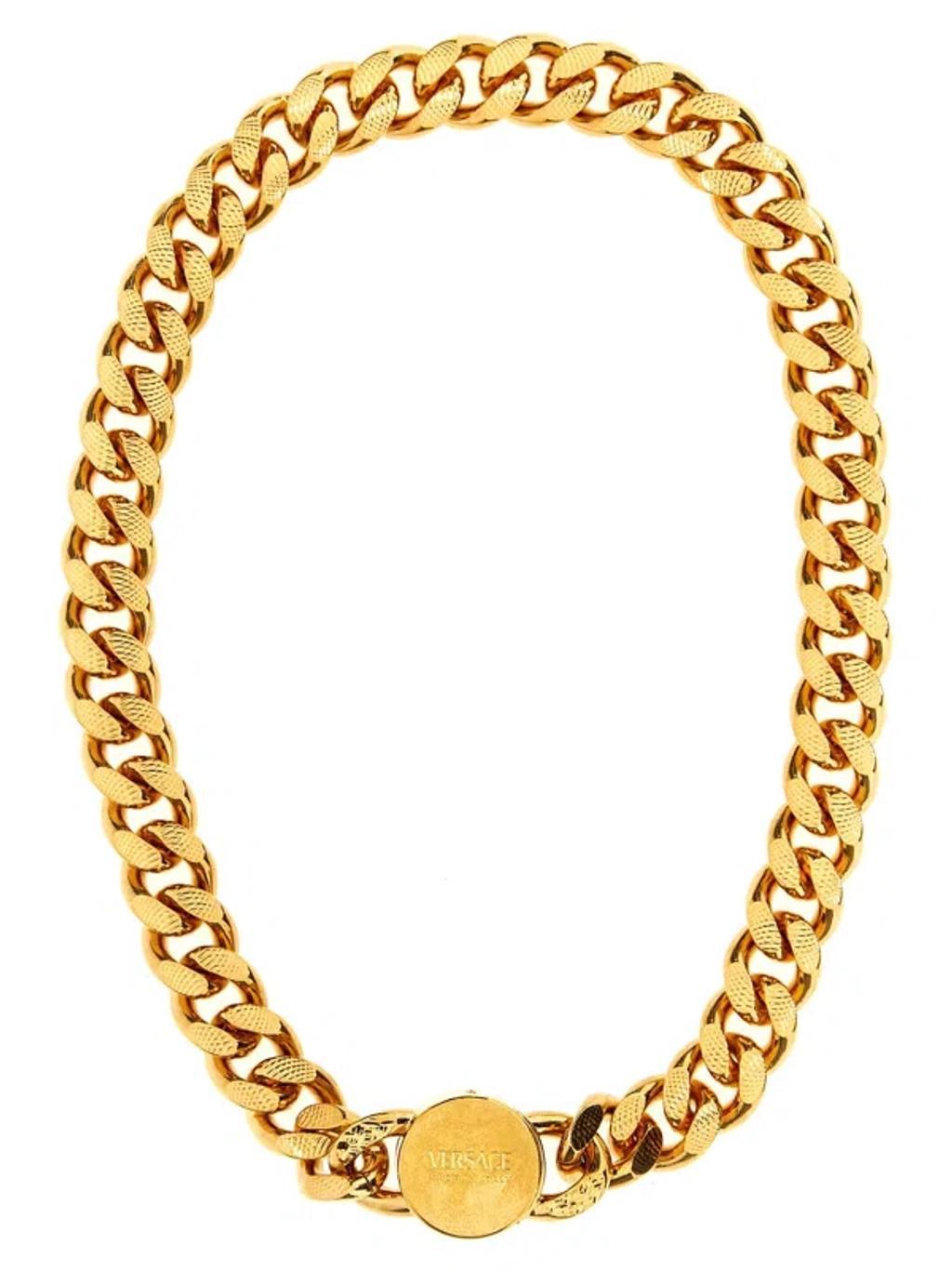 Medusa Necklace In Golden Product Image