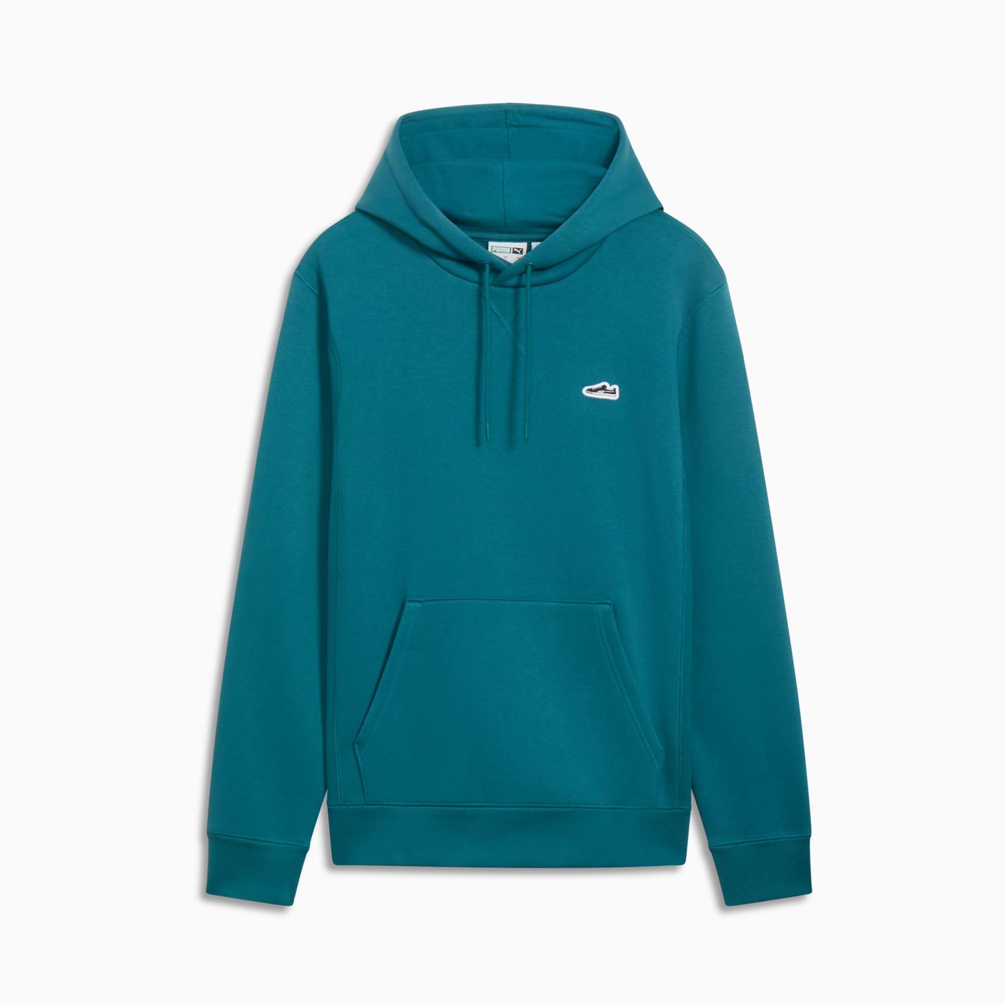 Suede Logo Men's Hoodie Product Image