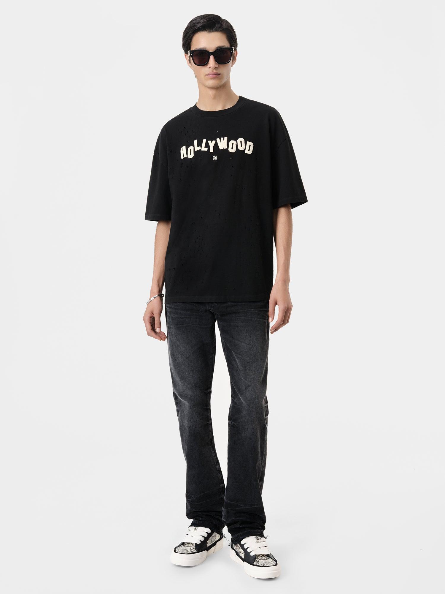 HOLLYWOOD SHOTGUN OVERSIZED TEE - Black Male Product Image