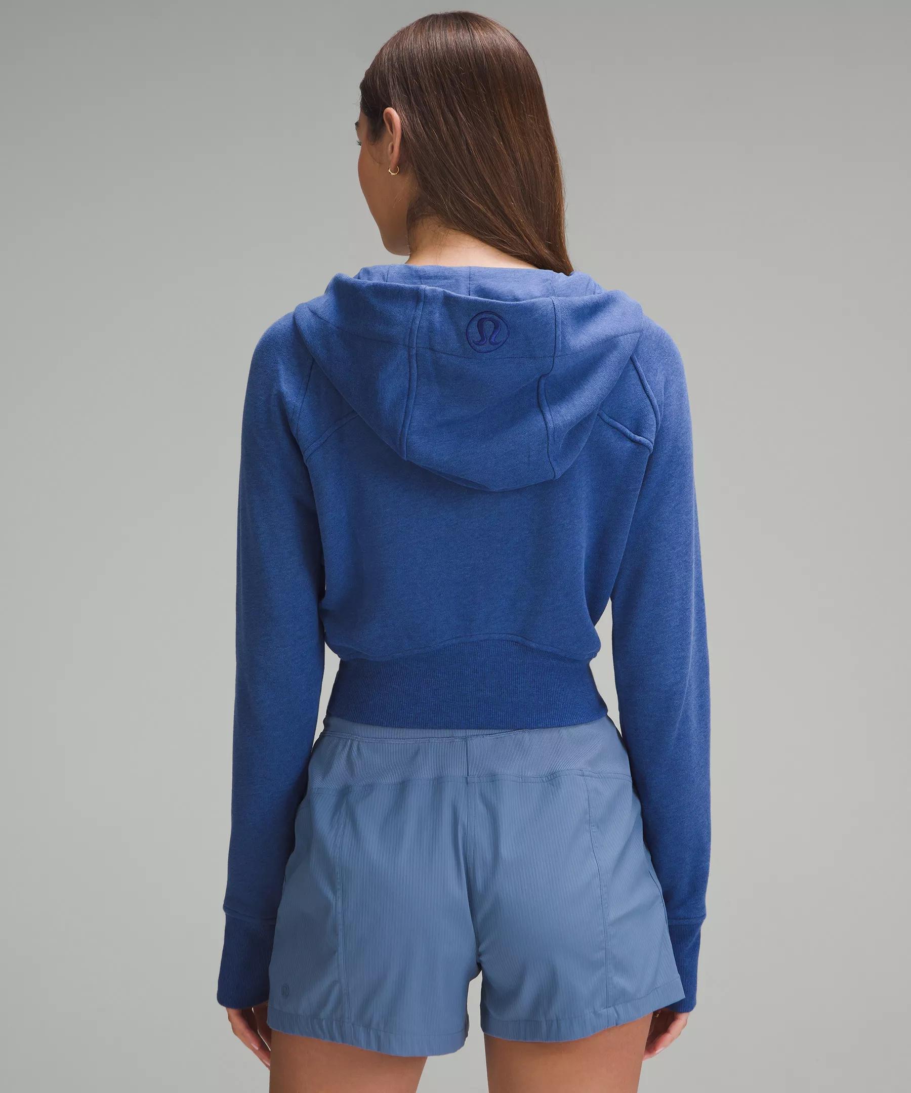 Scuba Full-Zip Cropped Hoodie Product Image