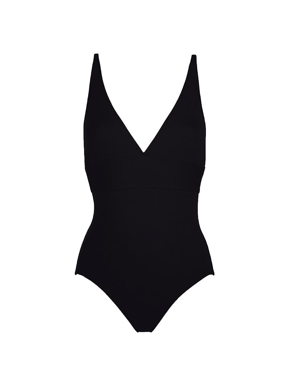 Womens Larcin Triangle Tank One-Piece Swimsuit Product Image