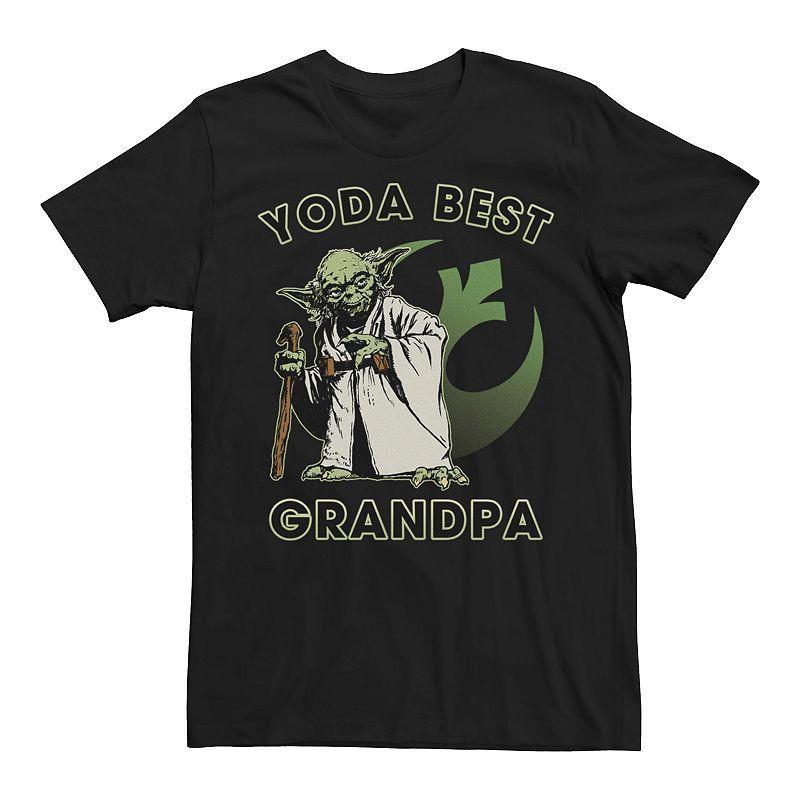 Mens Star Wars Yoda Best Grandpa Graphic Tee Product Image