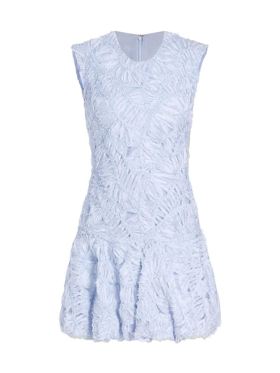 Womens Vallan Organza Bubble-Hem Minidress Product Image