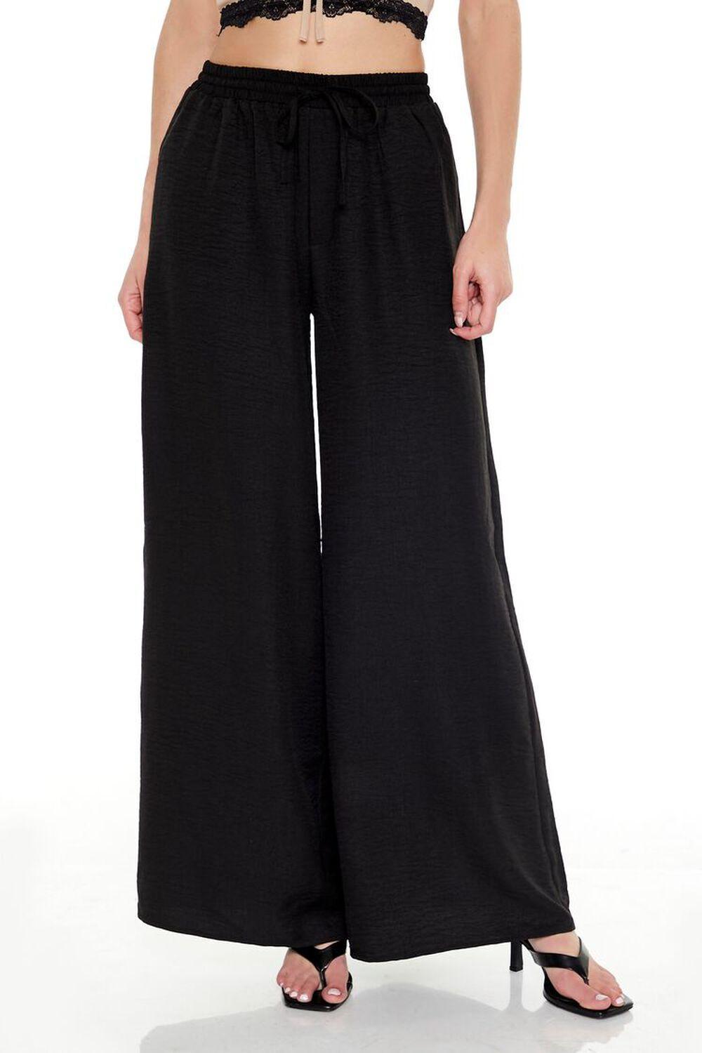 Drawstring Wide-Leg Pants | Forever 21 Product Image