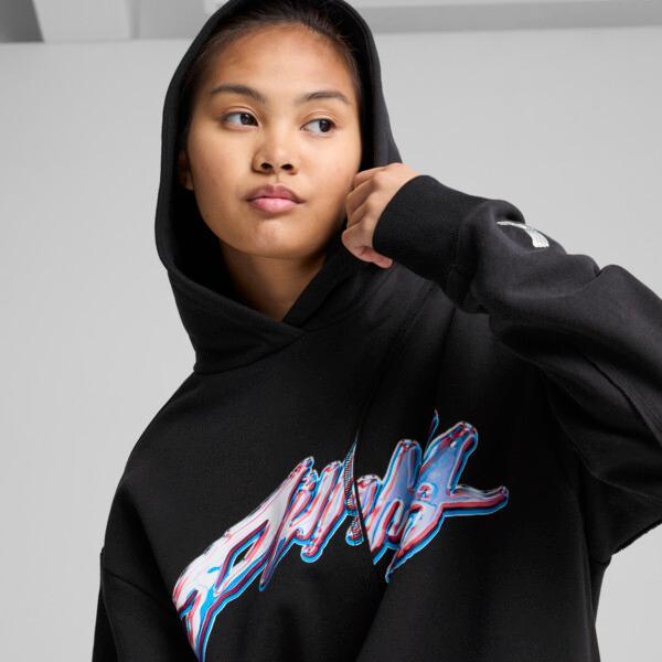 PUMA Cherry On Top Women's Graphic Basketball Hoodie Product Image