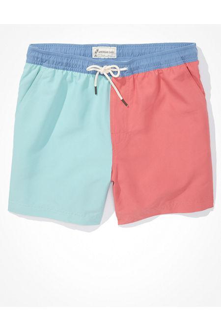 AE 5.5 Colorblock Swim Trunk Men's Rose S Product Image