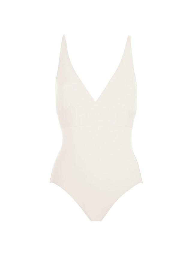 Womens Larcin Triangle Tank One-Piece Swimsuit Product Image