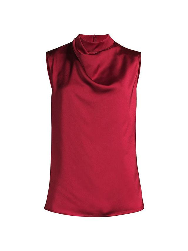 Misook Cowl Neck Sleeveless Crpe de Chine Top Product Image