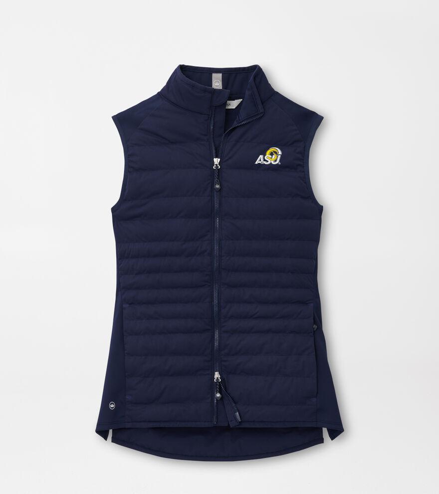 Peter Millar Angelo Womens Fuse Hybrid Vest | Color: Navy | Size: XS Product Image