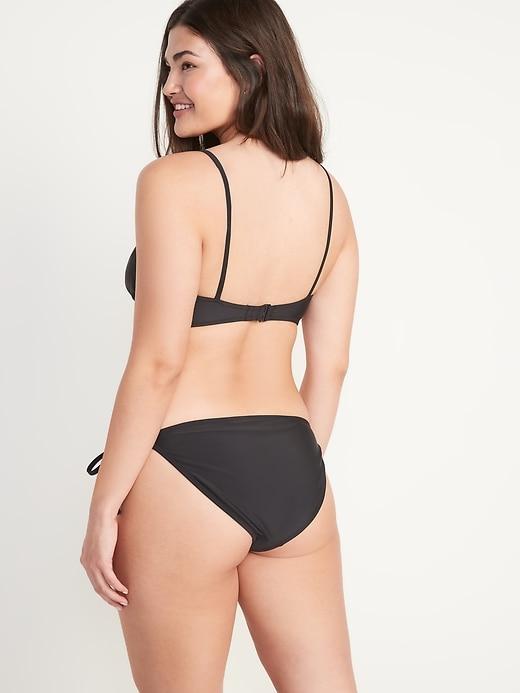 Low-Rise String Bikini Swim Bottoms Product Image