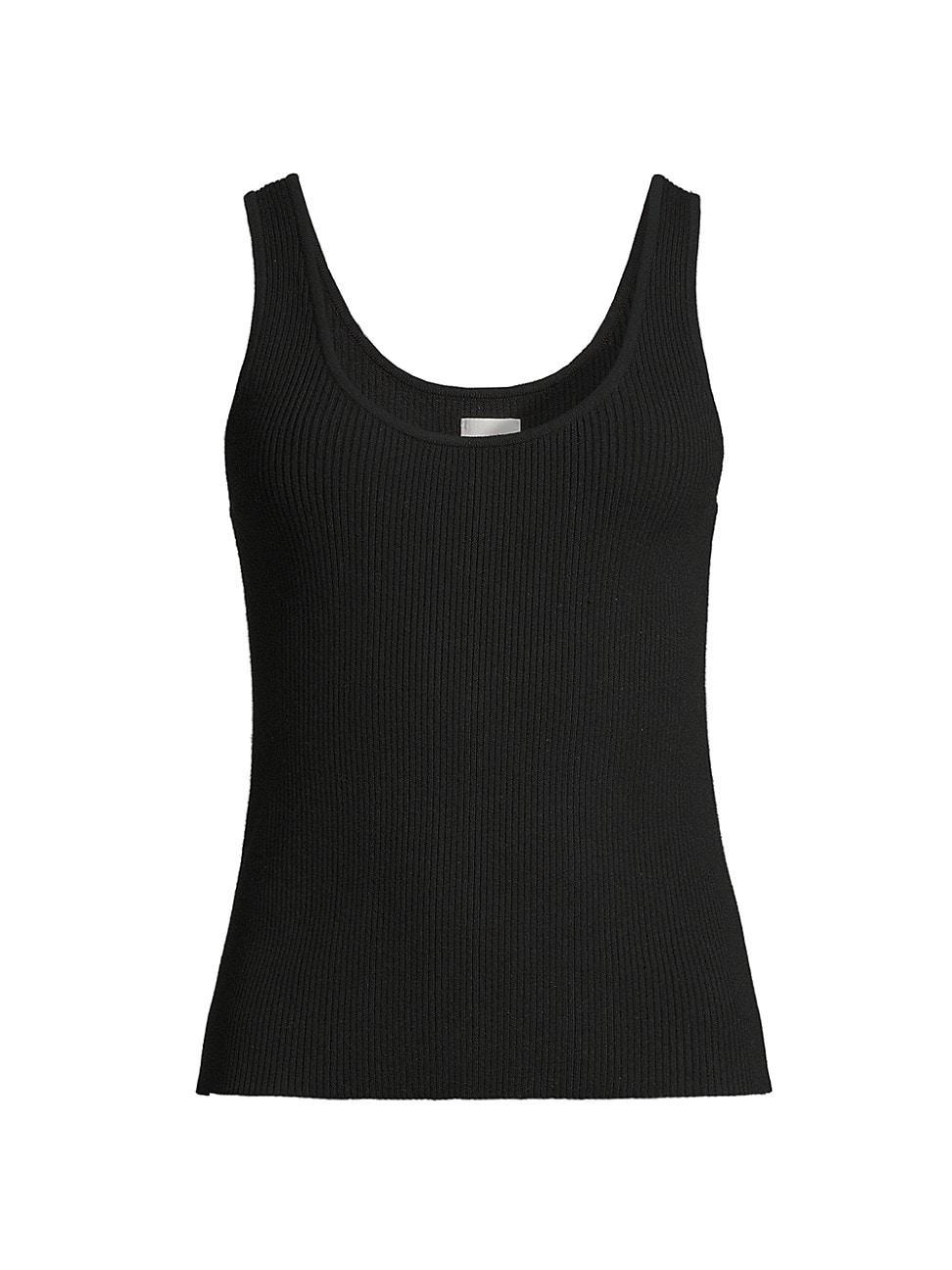 Womens Rib Sweater Tank product image