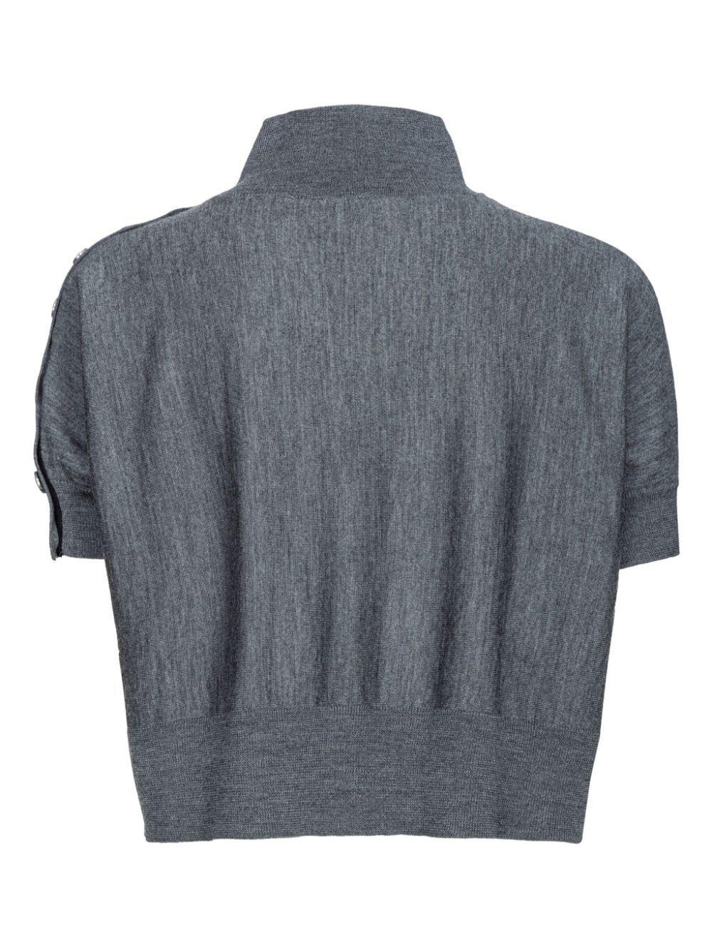 button-detailing wool sweater Product Image