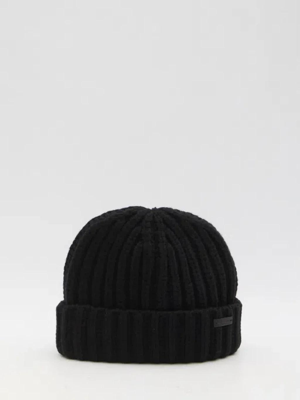 Cashmere Beanie In Black Product Image