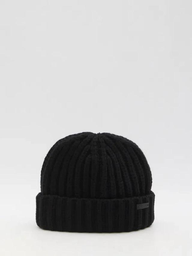 Cashmere Beanie In Black Product Image