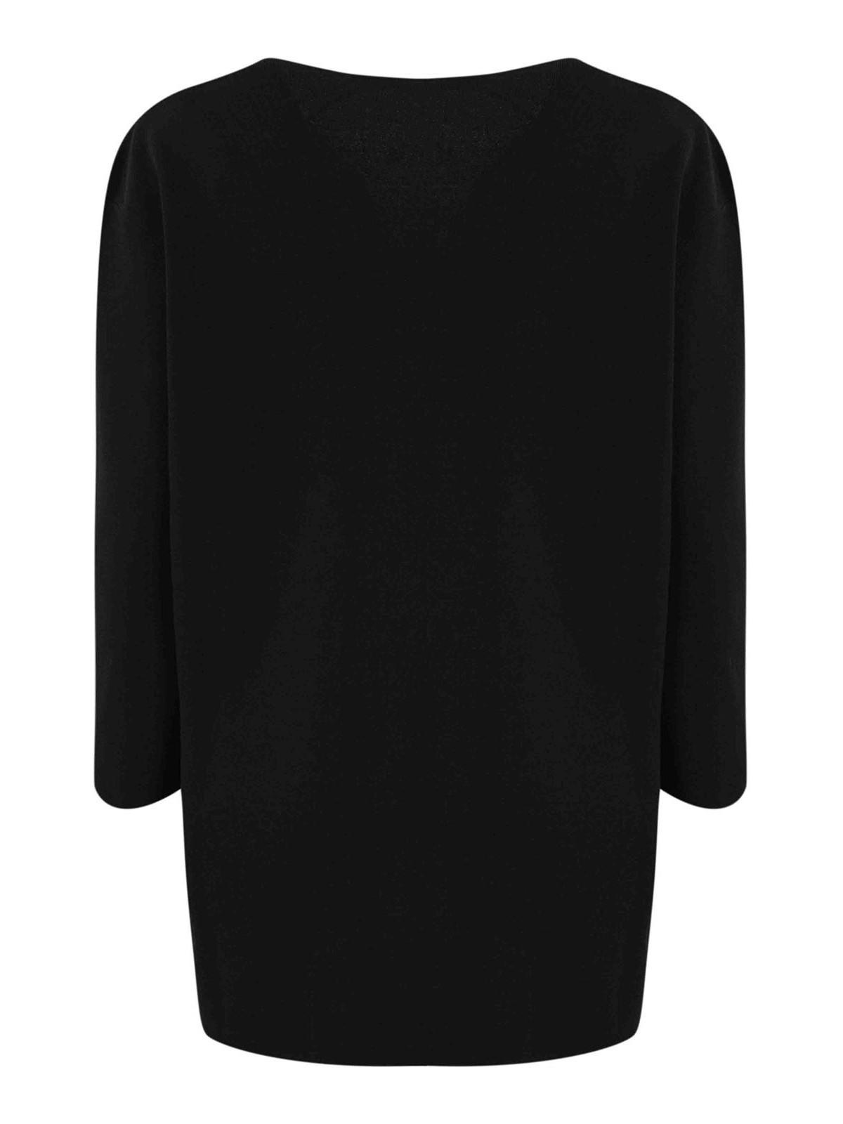 MAX MARA Long-sleeved Top In Black Product Image