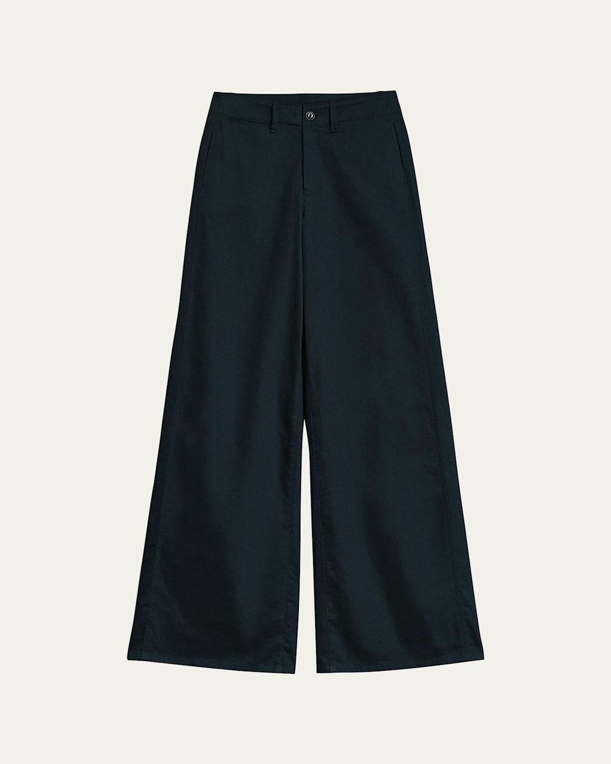 Sofie Wide-Leg Chino Pants Product Image