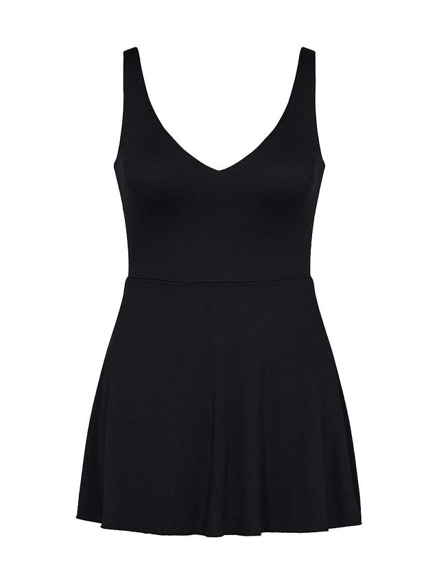 Womens Shaping Piqu Swim Dress Product Image